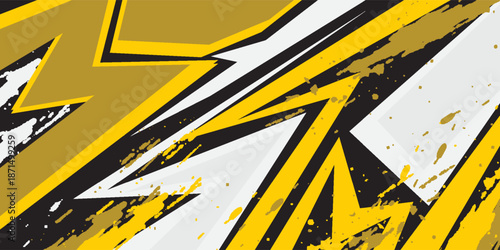 car livery graphic vector with exclusive colors. abstract grunge background design for vehicle vinyl wrap and sports car, racing car, jersey, banner and adventure ready to print.