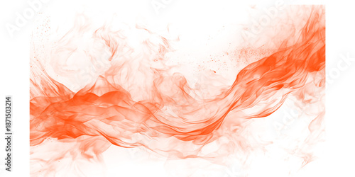 Photography Dynamic abstract orange fire smoke on black background texture glowing digital a