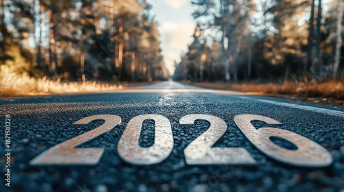 The road to the New Year 2026 is a symbol of hope and new opportunities