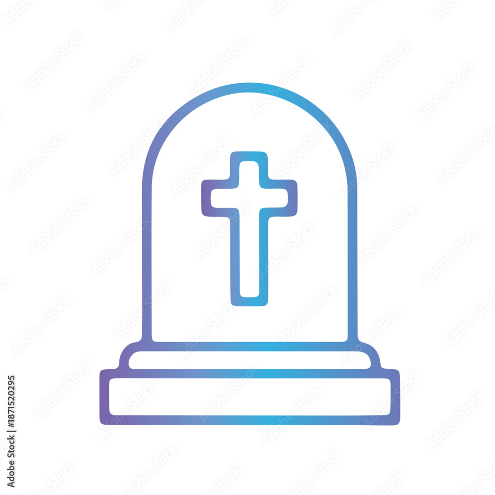 Obraz premium remembrance death icon vector design 