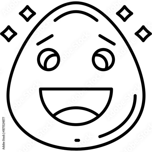 Smile Outline Icon