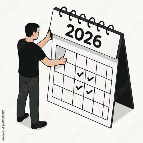 a person standing makes a new discourse in the 2026 calendar