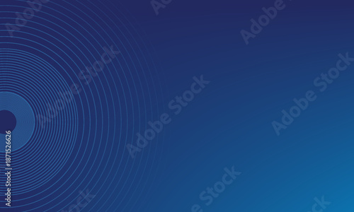 Bright blue dynamic abstract vector background with diagonal lines. 3d cover of business presentation banner for sale event night party. Fast moving soft circle wave line stripe decoration