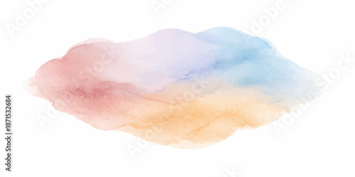 Soft Ethereal Fluffy Clouds in Dreamy Pastel Gradient