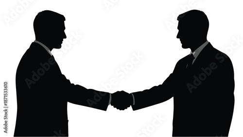 two businessmen shaking hands