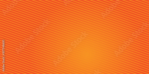 Vector abstract background with dynamic orange waves, lines and particles. vector