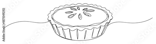 round fruit pie tart with decorative crust vector