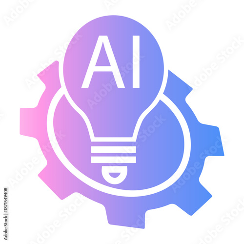 data integration Gradient icon