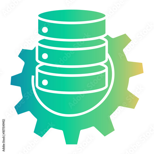 data integration Gradient icon