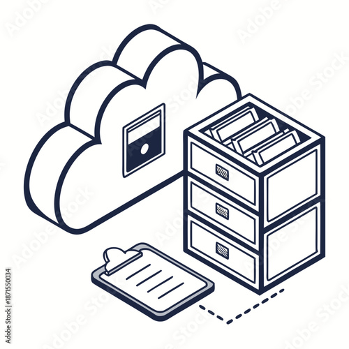Cloud storage and data management with secure file transfer