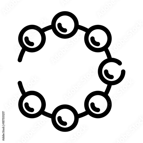 beads Line Icon
