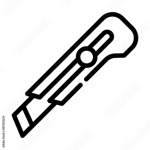 cutter Line Icon