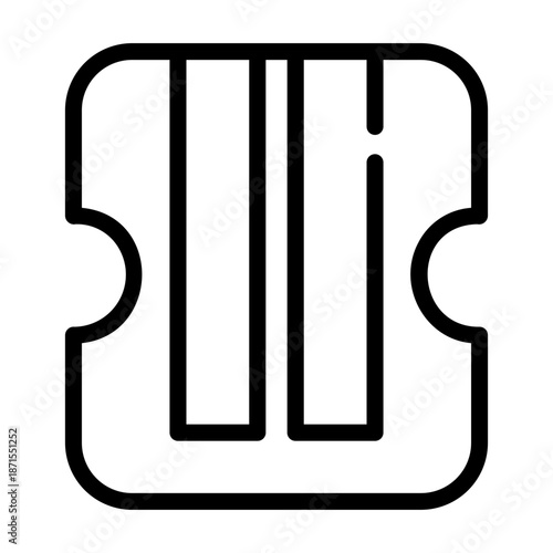 pencil sharpener Line Icon