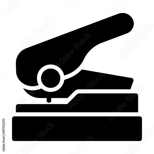 paper punch Solid icon
