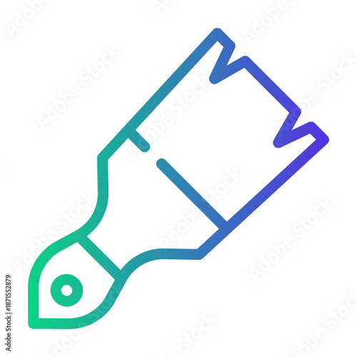 brush Line Gradient Icon
