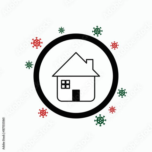 Stay Home During Coronavirus Pandemic to Prevent Spread.