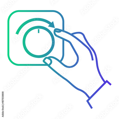 settings Line Gradient Icon