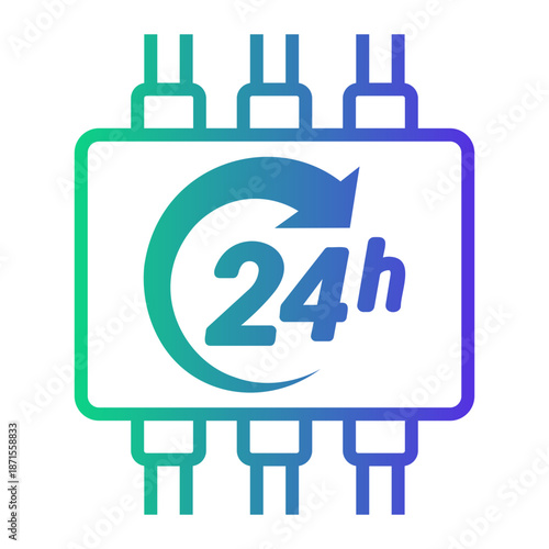 settings Line Gradient Icon