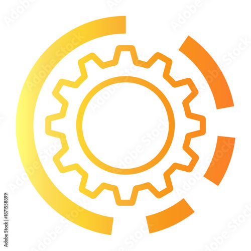 settings Line Gradient Icon