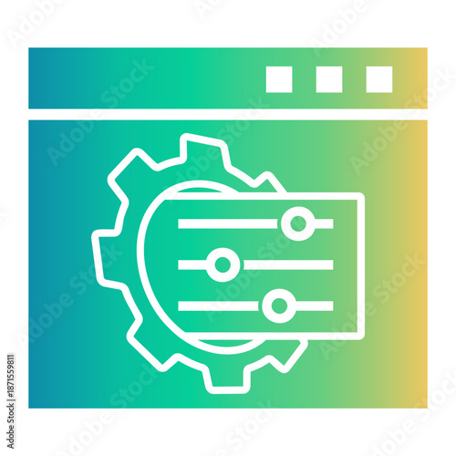 settings Gradient icon