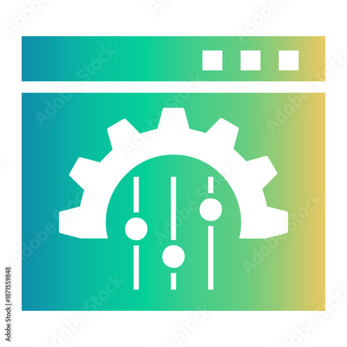 settings Gradient icon