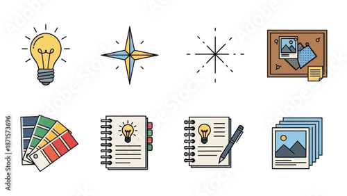 Creative Ideas and Planning Tools Illustrated.