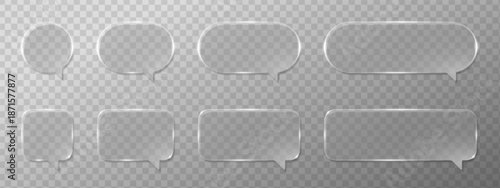 Transparent glassmorphism bars and icons designed with a soft blur and 3d liquid effect. These rectangular digital elements provide a clean, futuristic look for iOS navigation and web layouts.