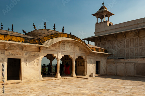 The Agra Fort (Qila Agra) is a historical Mughal fort in the city of Agra, also known as Agra's Red Fort. 