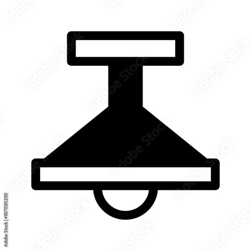 Chandelier Icon Vector Symbol Design Illustration