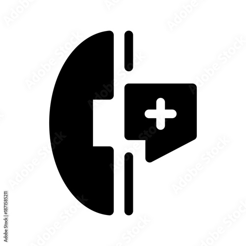 Emergency Call Icon Vector Symbol Design Illustration