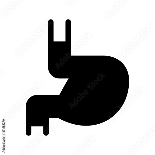 Stomach Icon Vector Symbol Design Illustration