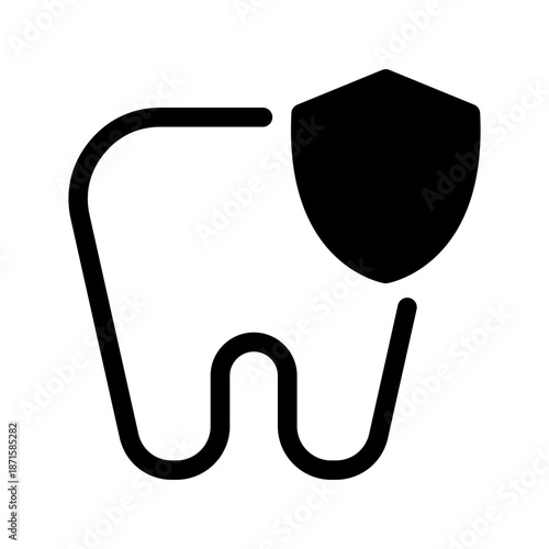 Dental Insurance Icon Vector Symbol Design Illustration