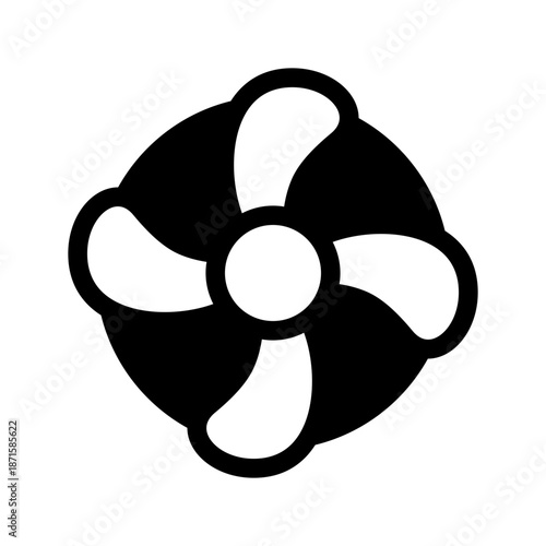 Propeller Icon Vector Symbol Design Illustration