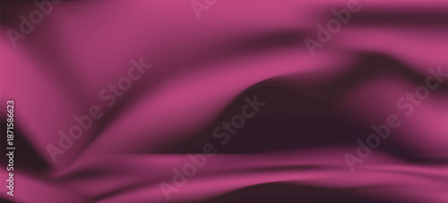 Black dark red purple burgundy maroon plum wine abstract background. Line wave wavy. Color gradient ombre blur fluid. Noise grain mesh. Shine glitter light metallic