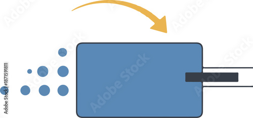 A minimalist black and white line art vector of two overlapping credit cards, highlighting the front chip and the back magnetic stripe for secure payment processing.