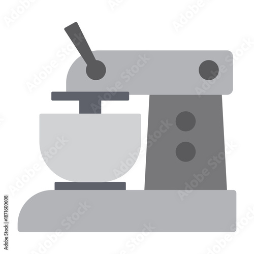Stand Mixer Kitchen Appliance Illustration