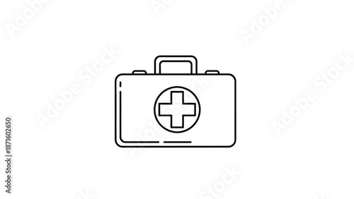 Medical First Aid Kit Box.