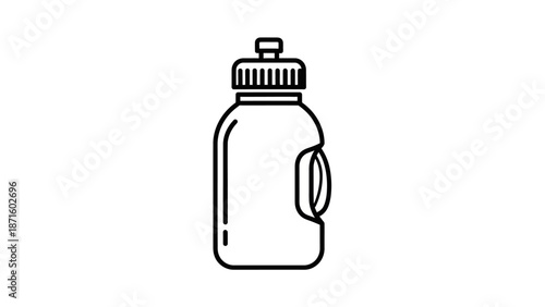 Simple illustration of a bottle.