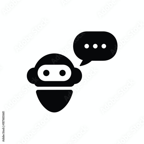 Funny cartoon monster and android character set featuring a happy smile face and 3d vector illustration design for a web icon symbol