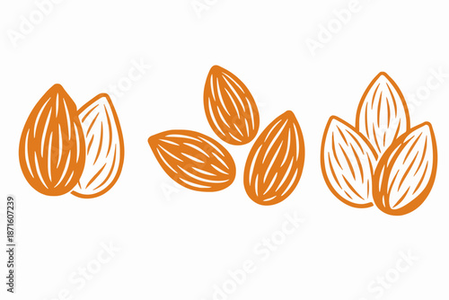 Simple Almond Pattern Design