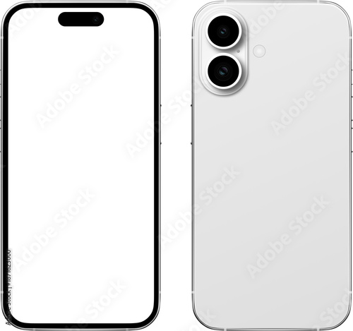 Realistic Mockup iPhone 17 Modern Smartphone