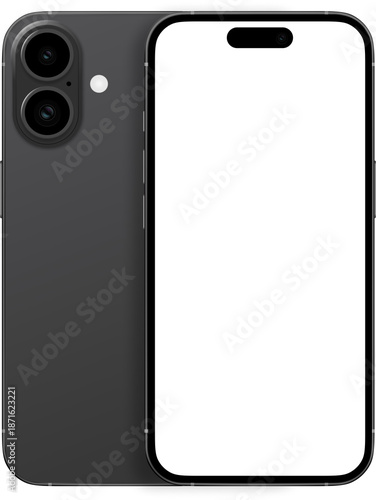 Cuadro en lienzo Realistic Mockup iPhone 17 Modern Smartphone