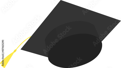 Black graduation cap