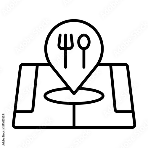 Restaurant Location Icon