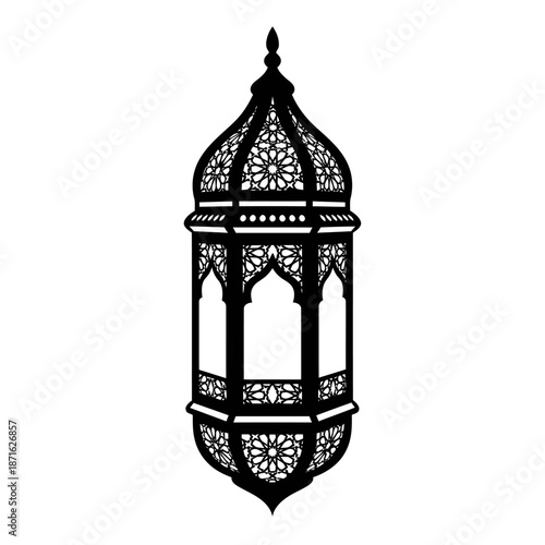 Intricate Moroccan-style Hanging Lantern with Elegant Filigree Design for Decor