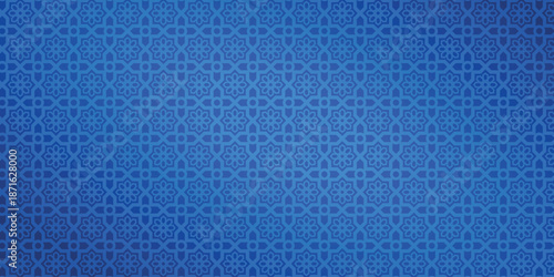 Blue Ramadan kareen seamless pattern Abstract vector islamic mubarak arabic and swatches oriental line texture modern simple wallpaper geometric diagonal design elements ornamental vector patterns