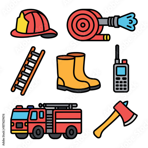 Firefighter equipment and tools for emergency response