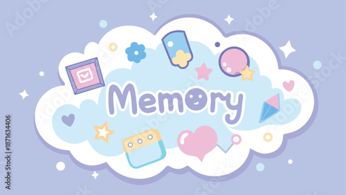 A playful kids logo featuring rounded letters and a memory theme in a colorful and vibrant design
A playful kids logo featuring rounded letters and a memory theme in a colorful and vibrant design
