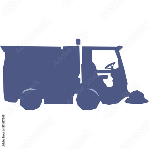Street Sweeper Truck Icon