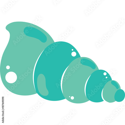 Stylized Seashell Illustration